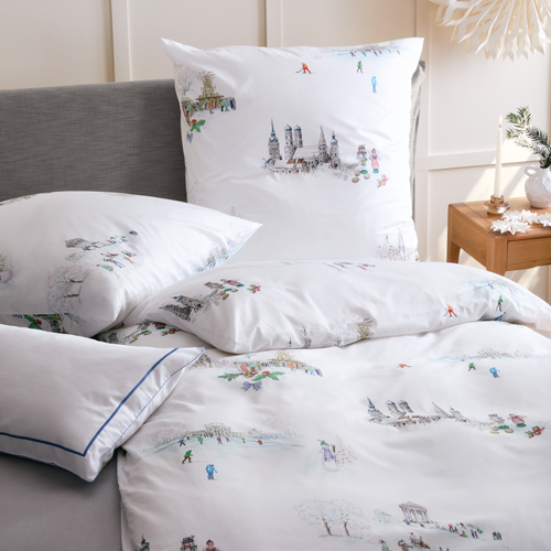 Bild von Bettwäsche