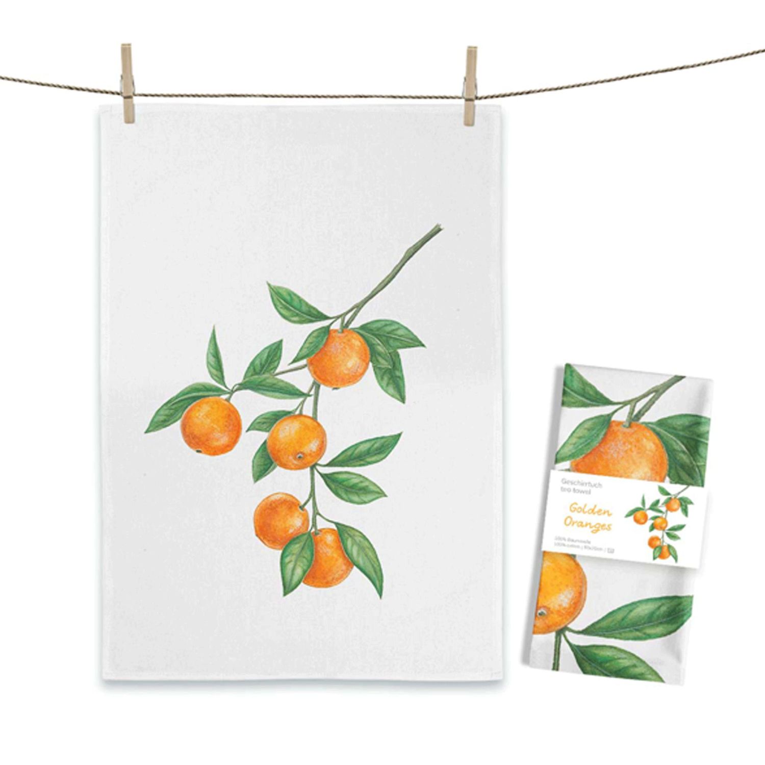 Geschirrtuch "Golden Oranges" 