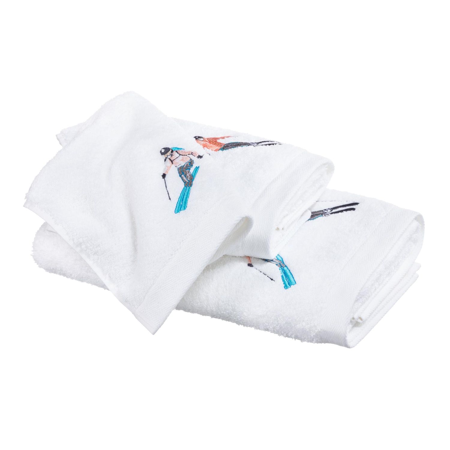 Frottierserie "Skifahrer" 