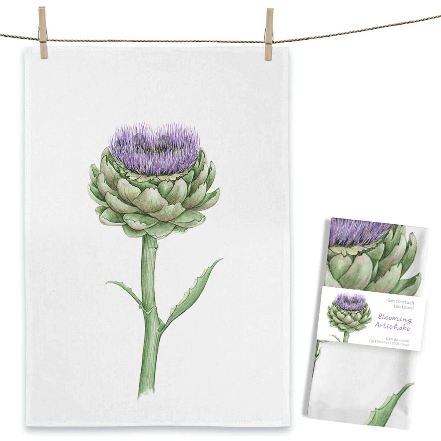 Geschirrtuch "Blooming Artichoke" 