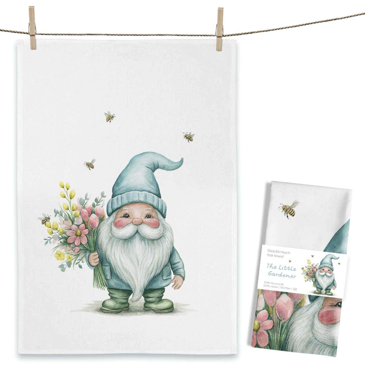 Geschirrtuch "Little Gardener" 