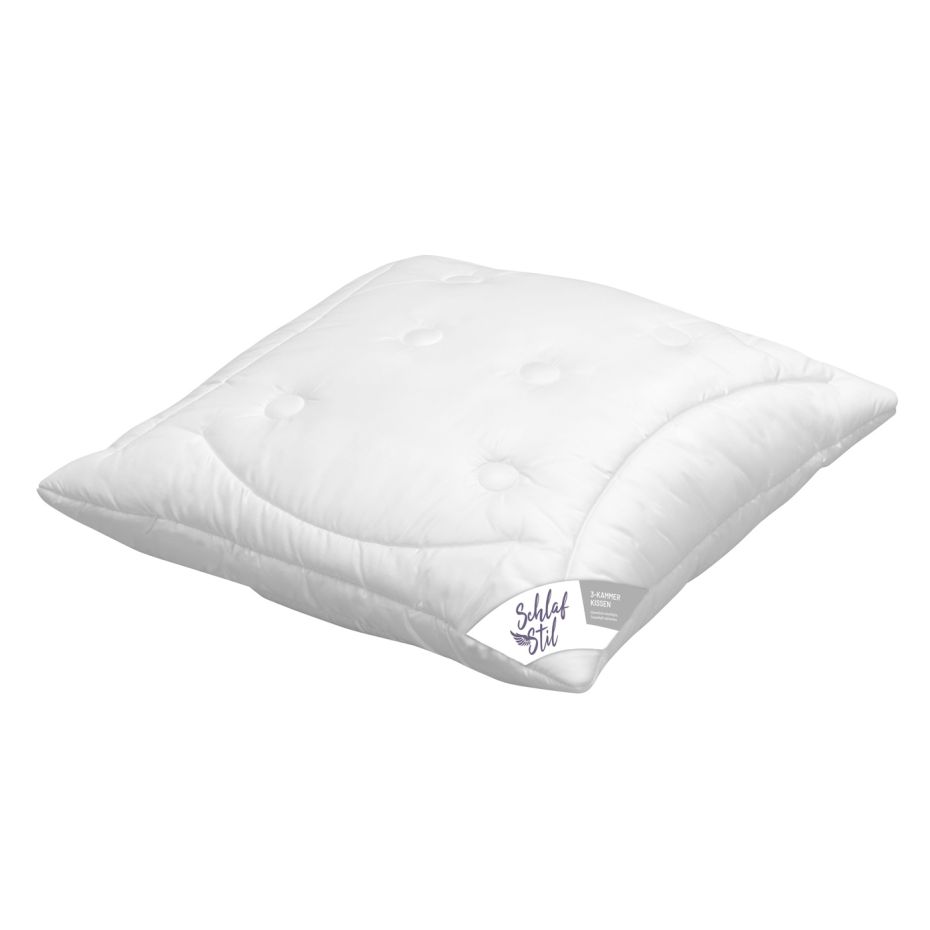 Schlafstil Faserkissen "F 400" fest bei Bettenrid