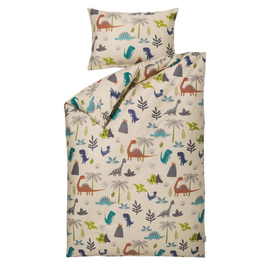 Lorena Kinder-Bettwäsche-Garnitur "Dino World" bei Bettenrid