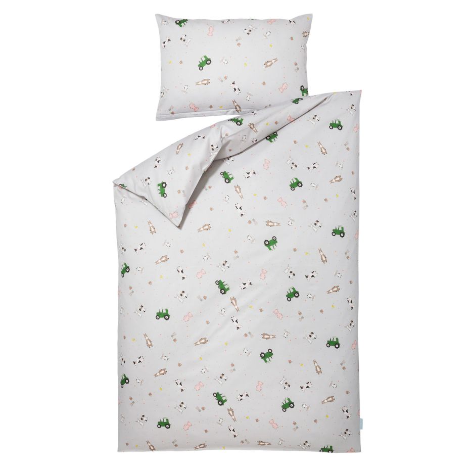 Lorena Kinder-Bettwäsche-Garnitur "Traktor" bei Bettenrid
