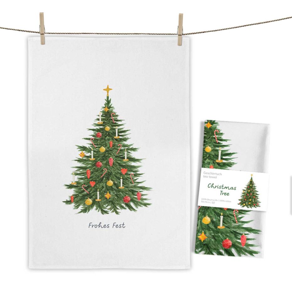 Maluu Geschirrtuch "Christmas Tree" bei Bettenrid