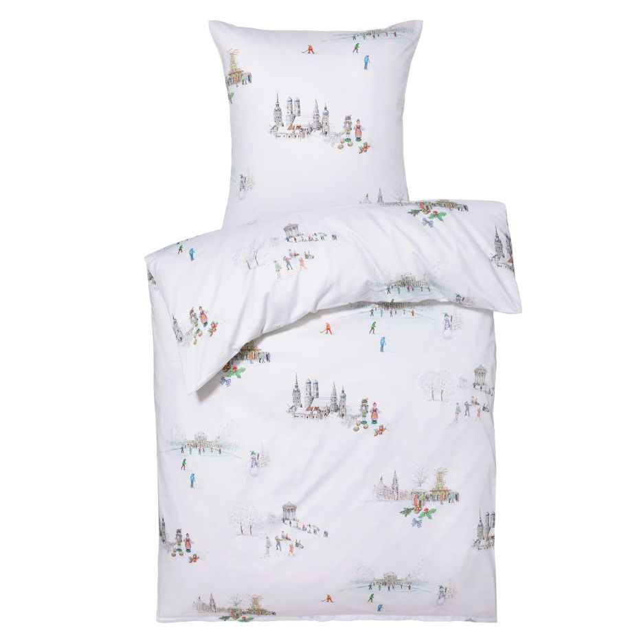 Christian Fischbacher Bettwäsche-Garnitur "Munich White" exklusiv für Bettenrid bei Bettenrid