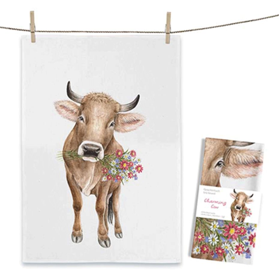Maluu Geschirrtuch "Charming Cow" bei Bettenrid