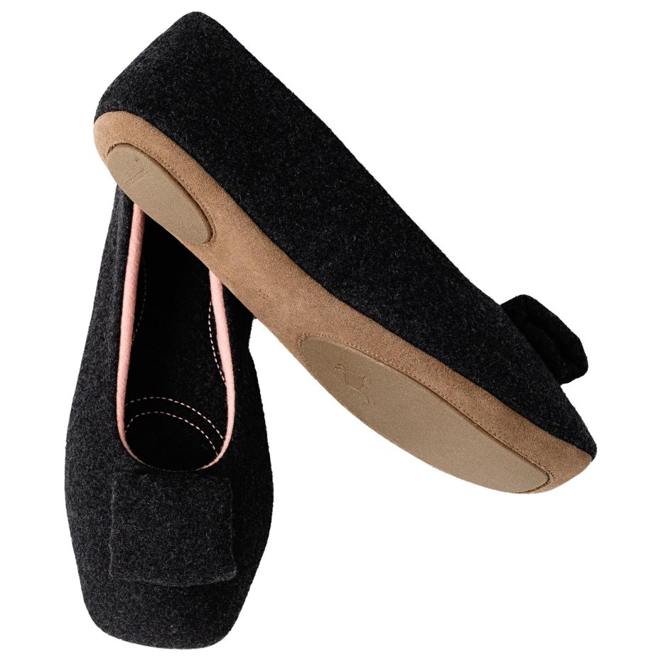 Pampuschen Hausschuhe "Nina Wool" bei Bettenrid