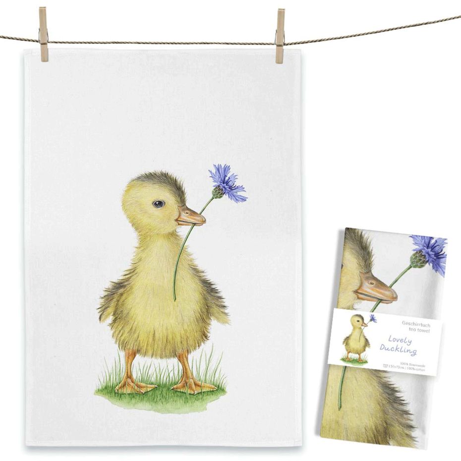 Maluu Geschirrtuch "Lovely Duckling" bei Bettenrid