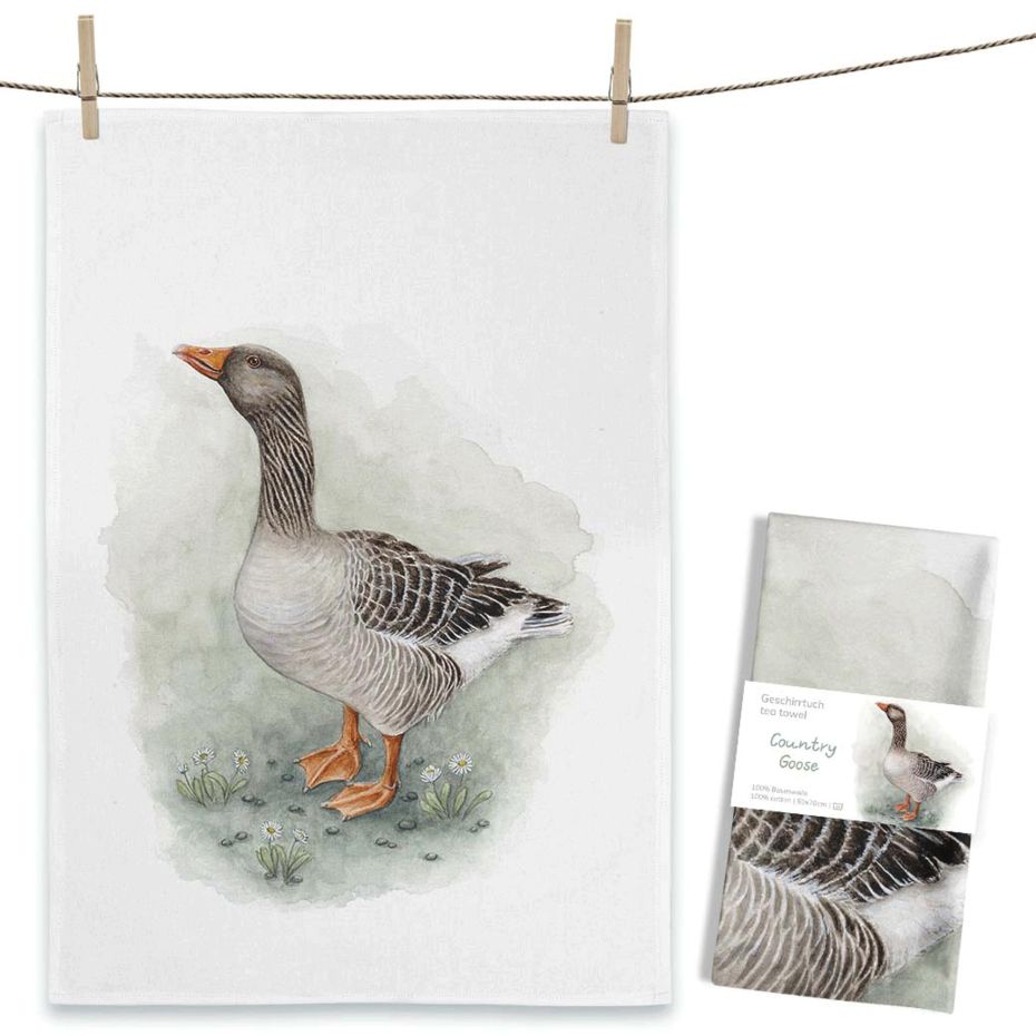 Maluu Geschirrtuch "Country Goose" bei Bettenrid